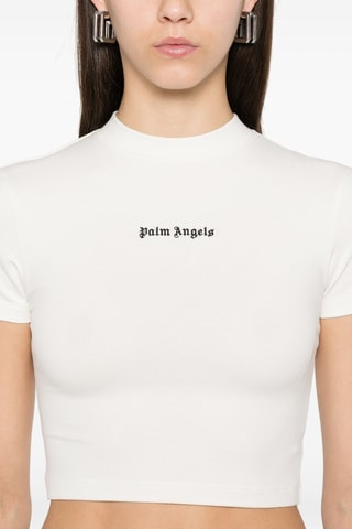 Cropped T-shirt - Wit