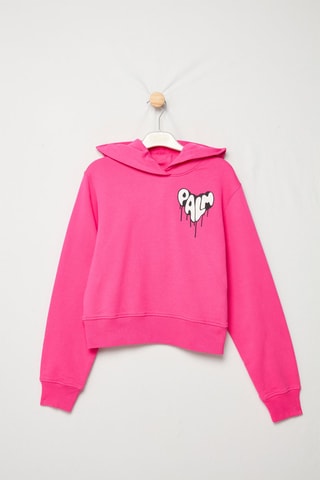 Sweater met Capuchon - Fuchsia