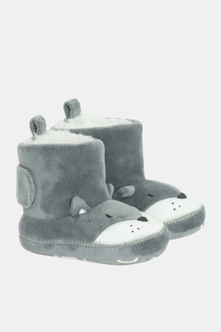 Chaussons fourrés - Gris foncé
