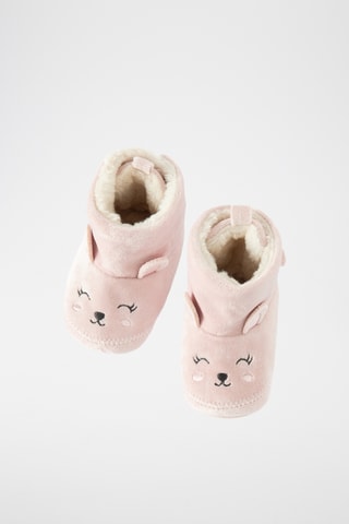 Chaussons fourrés - Rose