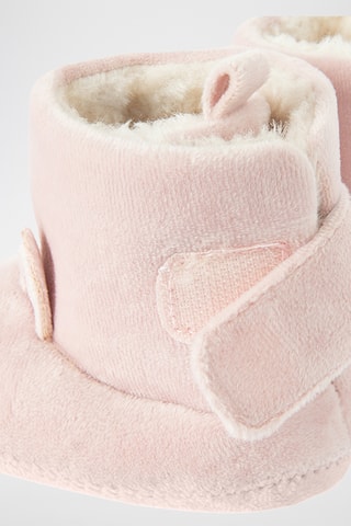 Chaussons fourrés - Rose