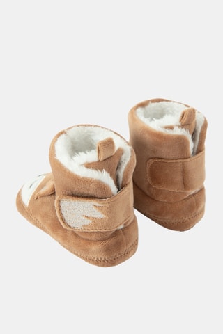 Chaussons fourrés - Marron
