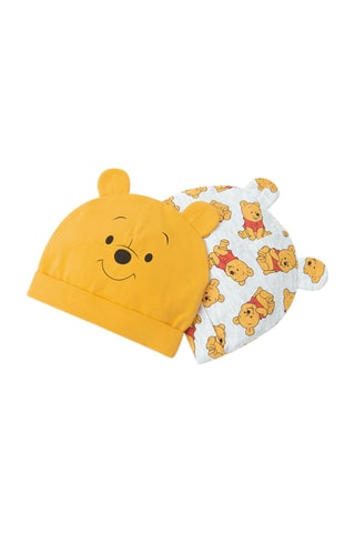 2 bonnets à oreilles Winnie l’Ourson Disney - Jaune
