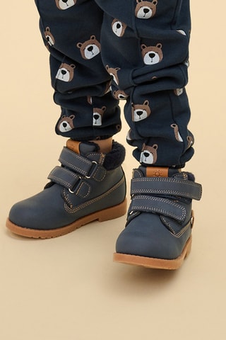 Boots fourrés - Bleu marine
