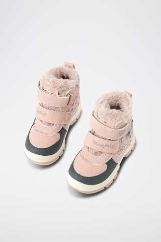 Bottines fourrées Minnie Disney - Rose