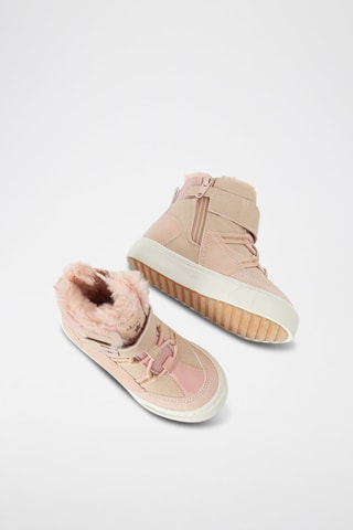 Bottines fourrées - Rose