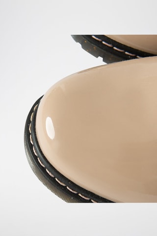 Bottines vernies - Beige
