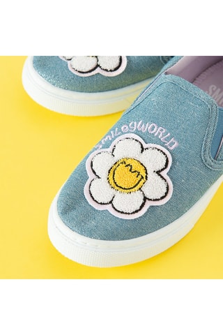 Slip-on en jean - Bleu clair