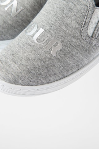 Slip-on Gris clair chiné
