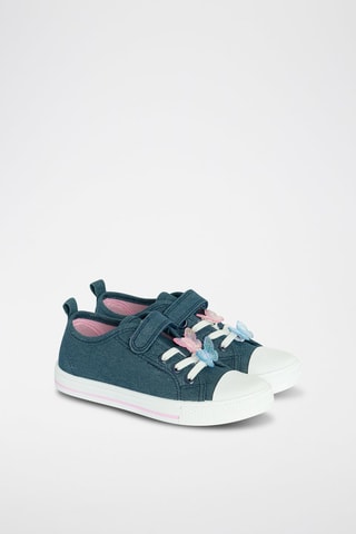 Baskets pailletées - Bleu marine
