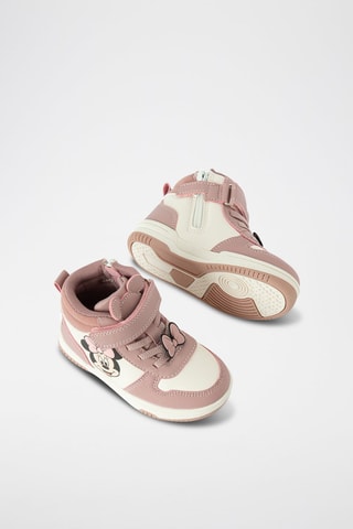 Baskets montantes Minnie Disney - Rose