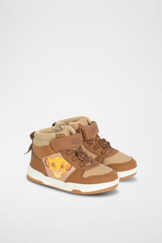 Baskets montantes Simba Le Roi Lion Disney - Marron