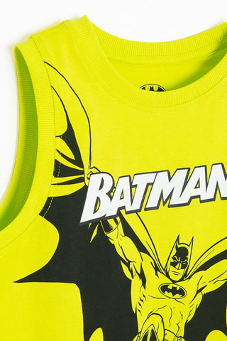 Débardeur Batman La Ligue des Justiciers DC Comics - Vert fluo