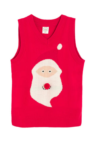 Pull sans manches - Rouge