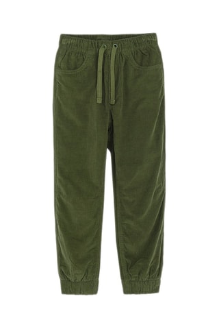 Jogger en velours - Kaki