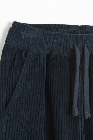 Jogging en velours - Anthracite