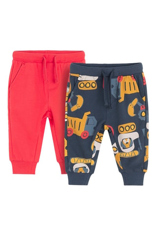 2 joggings - Rouge et anthracite