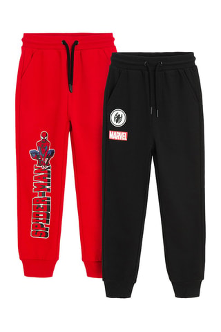 2 joggings Spider-Man Avengers Marvel - Rouge et noir