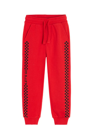 2 joggings - Noir et rouge