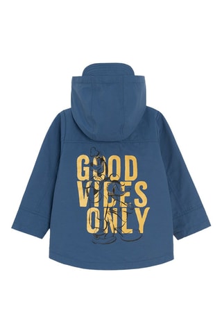 Parka 2-en-1 Mickey Disney - Bleu marine et jaune