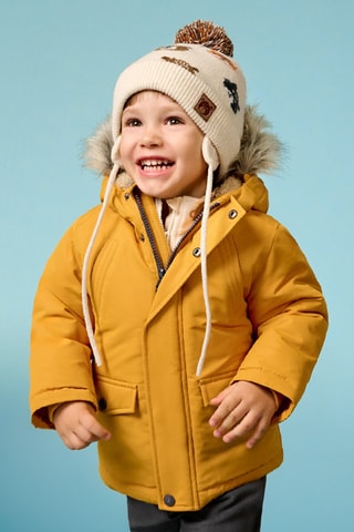 Parka à capuche - Jaune