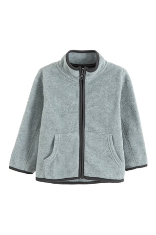 Doudoune sans manches à capuche et veste - Jaune et gris