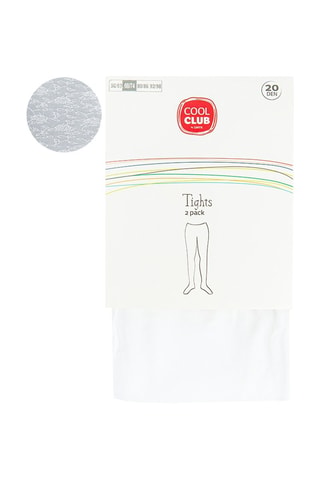 2 paires de collants - Blanc
