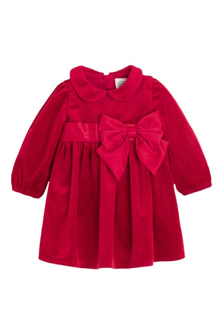 Robe en velours - Rouge