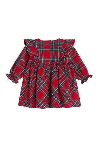 Robe et collant - Rouge et blanc