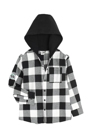 Chemise à capuche - Noir