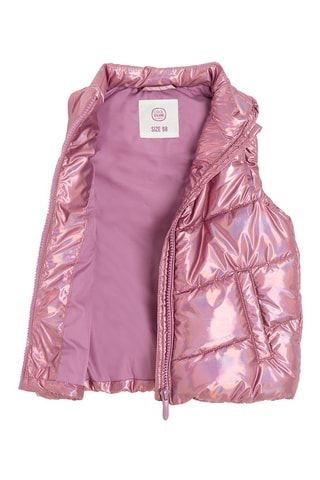 Doudoune sans manches - Rose