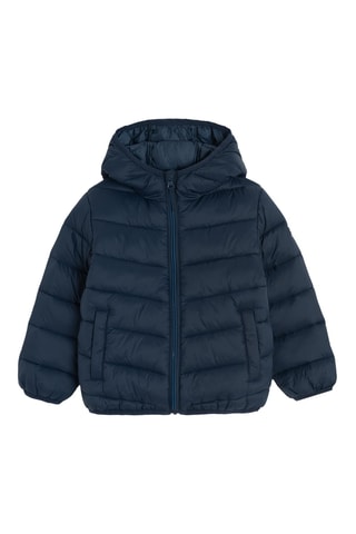 Doudoune à capuche - Bleu marine