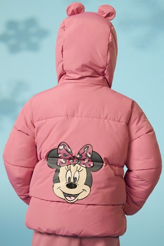 Doudoune réversible à capuche Minnie Disney - Rose