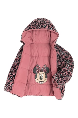 Doudoune réversible à capuche Minnie Disney - Rose