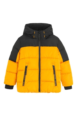 Doudoune à capuche - Jaune