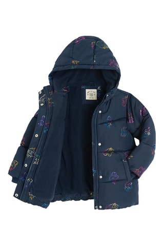 Doudoune à capuche - Bleu marine