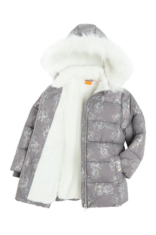 Doudoune à capuche Stella Pat’ Patrouille - Gris