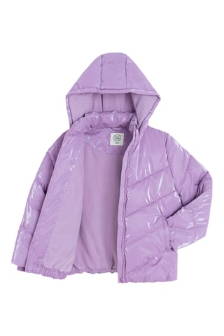 Doudoune à capuche - Violet