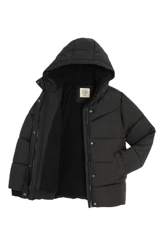 Doudoune à capuche - Noir