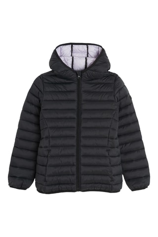Doudoune à capuche - Noir