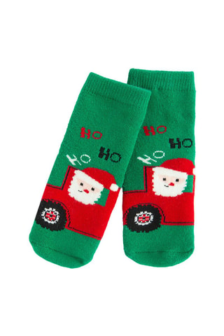 Chaussettes antidérapantes - Vert clair