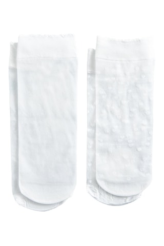 2 paires de chaussettes - Blanc