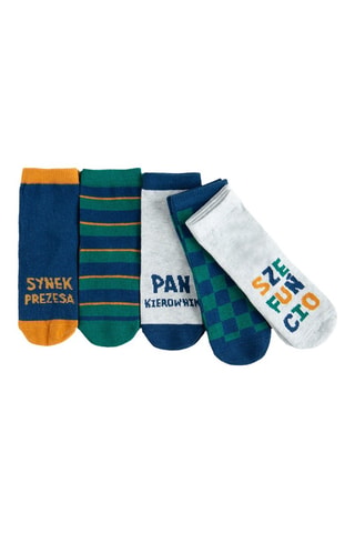 5 paires de chaussettes - Bleu marine