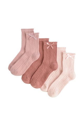 3 paires de chaussettes - Rose