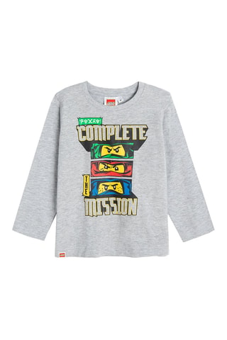 Pyjama Ninjago Gris et bleu cobalt