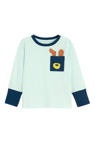 Pyjama - Vert d’eau et bleu pétrole