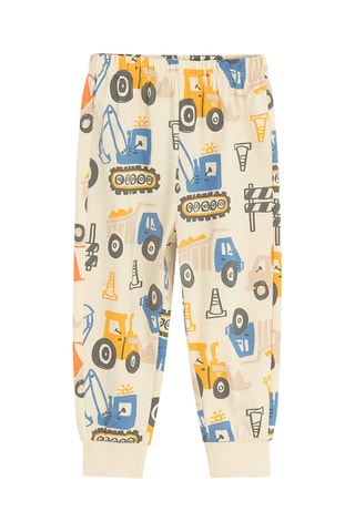 2 pyjamas - Beige et moutarde