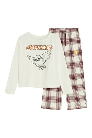 Pyjama Hogwarts Harry Potter - Blanc