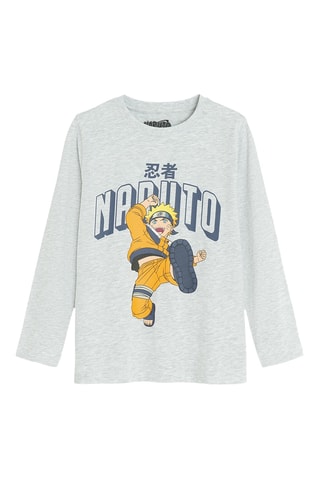 Pyjama Naruto - Gris chiné et bleu marine