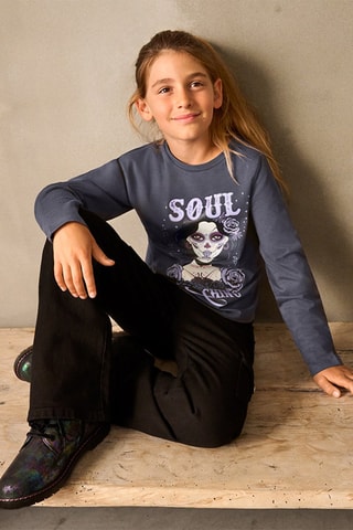 T-shirt Soul Searching - Bleu marine
